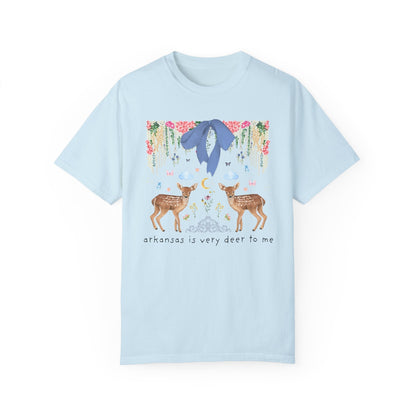 Cute Arkansas Tee Shirt with Flowers and Bow