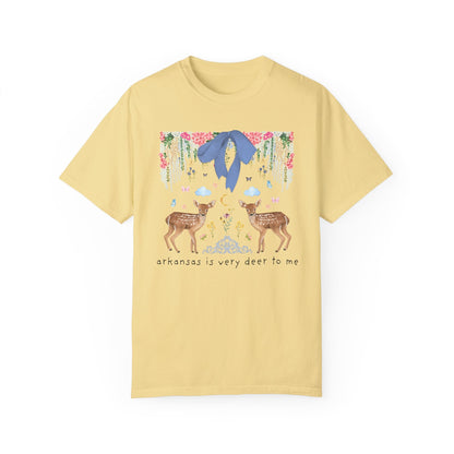 Cute Arkansas Tee Shirt with Flowers and Bow