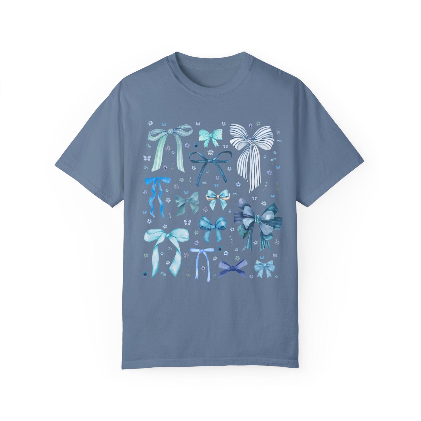 Cute Blue Bow T-Shirt