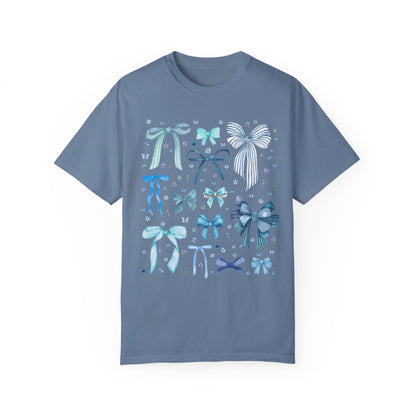 Cute Blue Bow T-Shirt