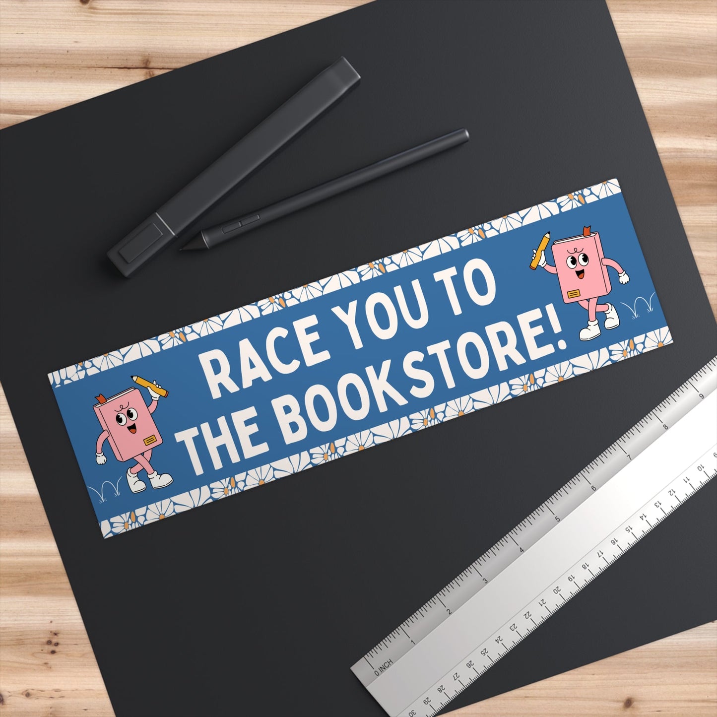Race You To The Bookstore! Sticker