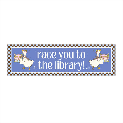 Race You To The Library!