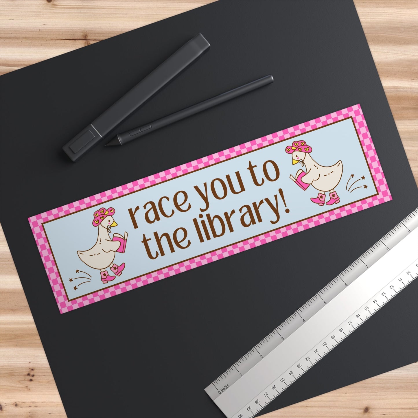 Race You To The Library!