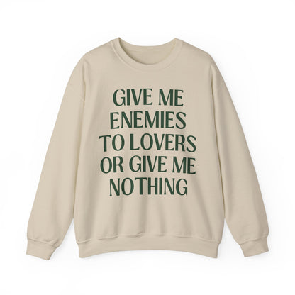 Cute Bookish Sweatshirt: Enemies to Lovers
