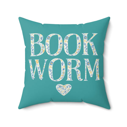 Cute Bookworm Pillow