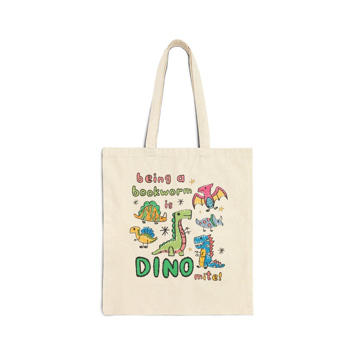 Cute Bookworm Tote Bag