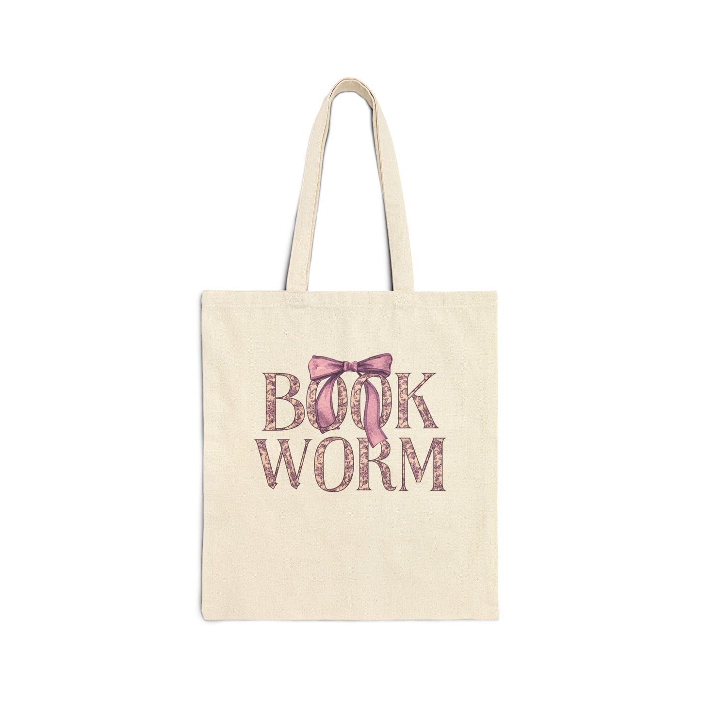 Cute Bookworm Tote Bag