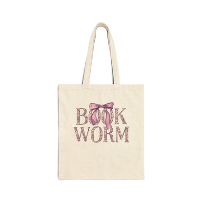 Cute Bookworm Tote Bag
