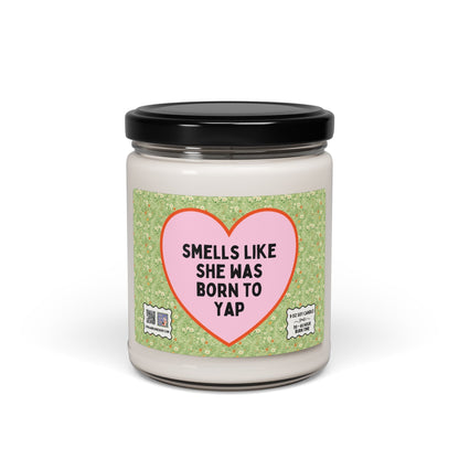 Cute Born to Yap Candle