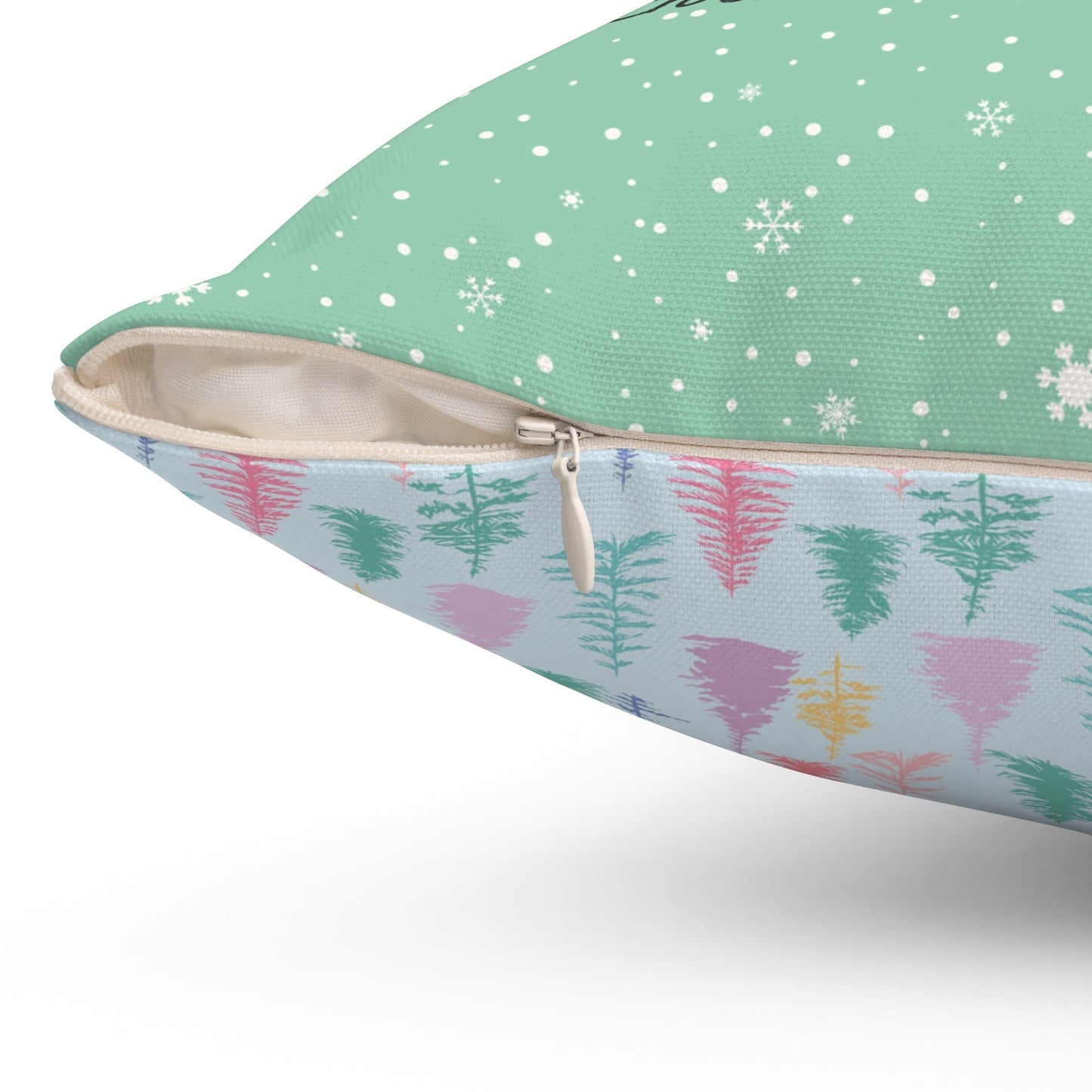 Cute Christmas Train Pillow