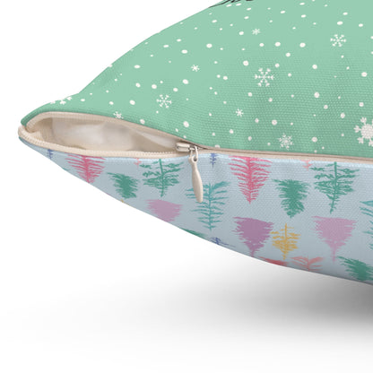 Cute Christmas Train Pillow