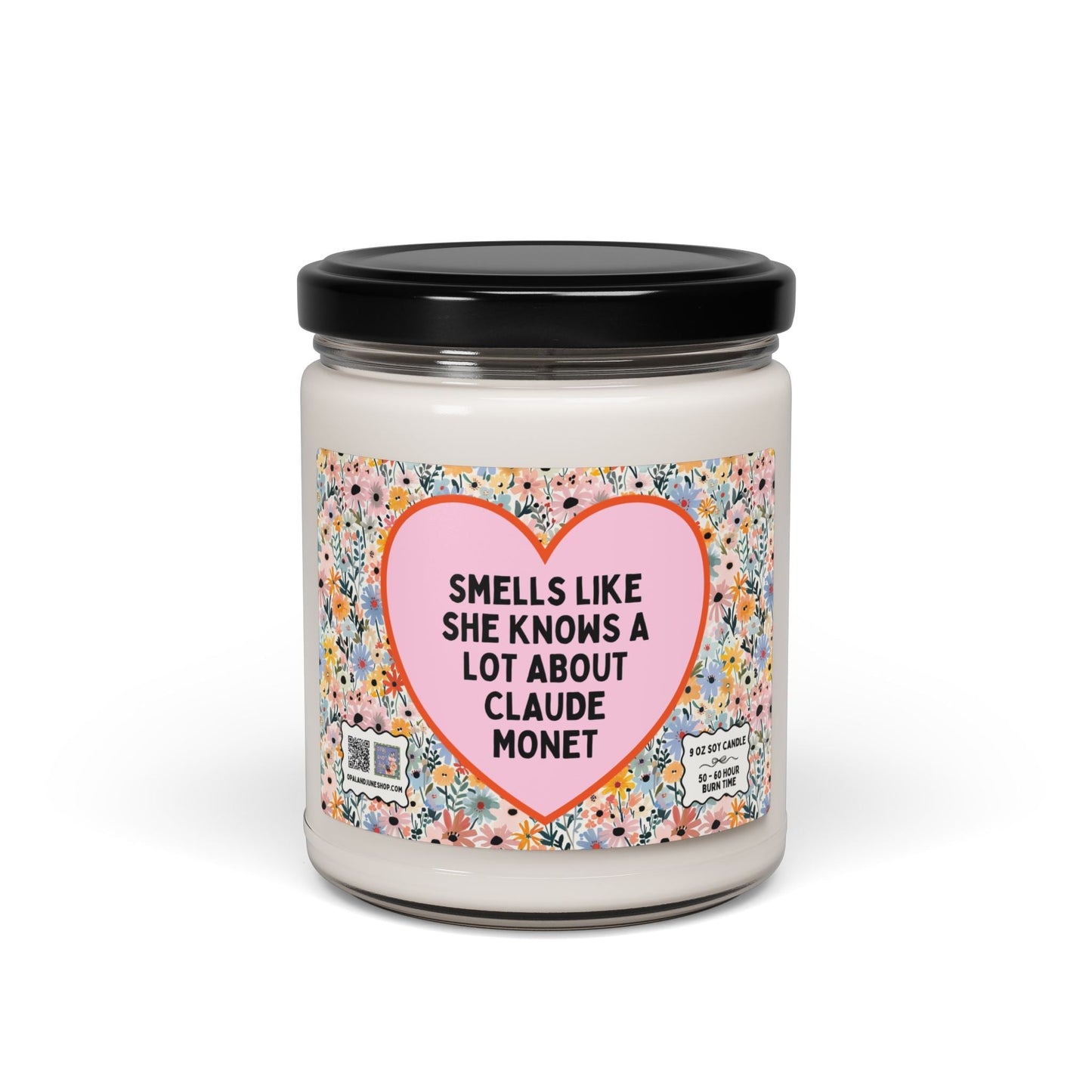 Cute Claude Monet Candle