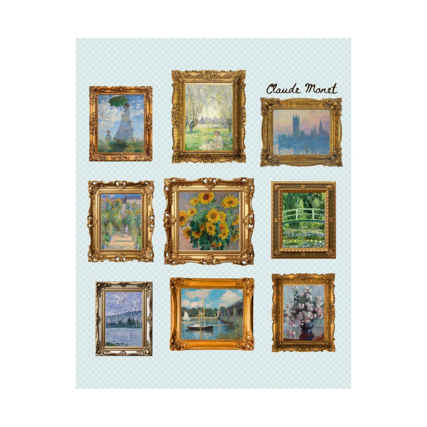 Cute Claude Monet Poster
