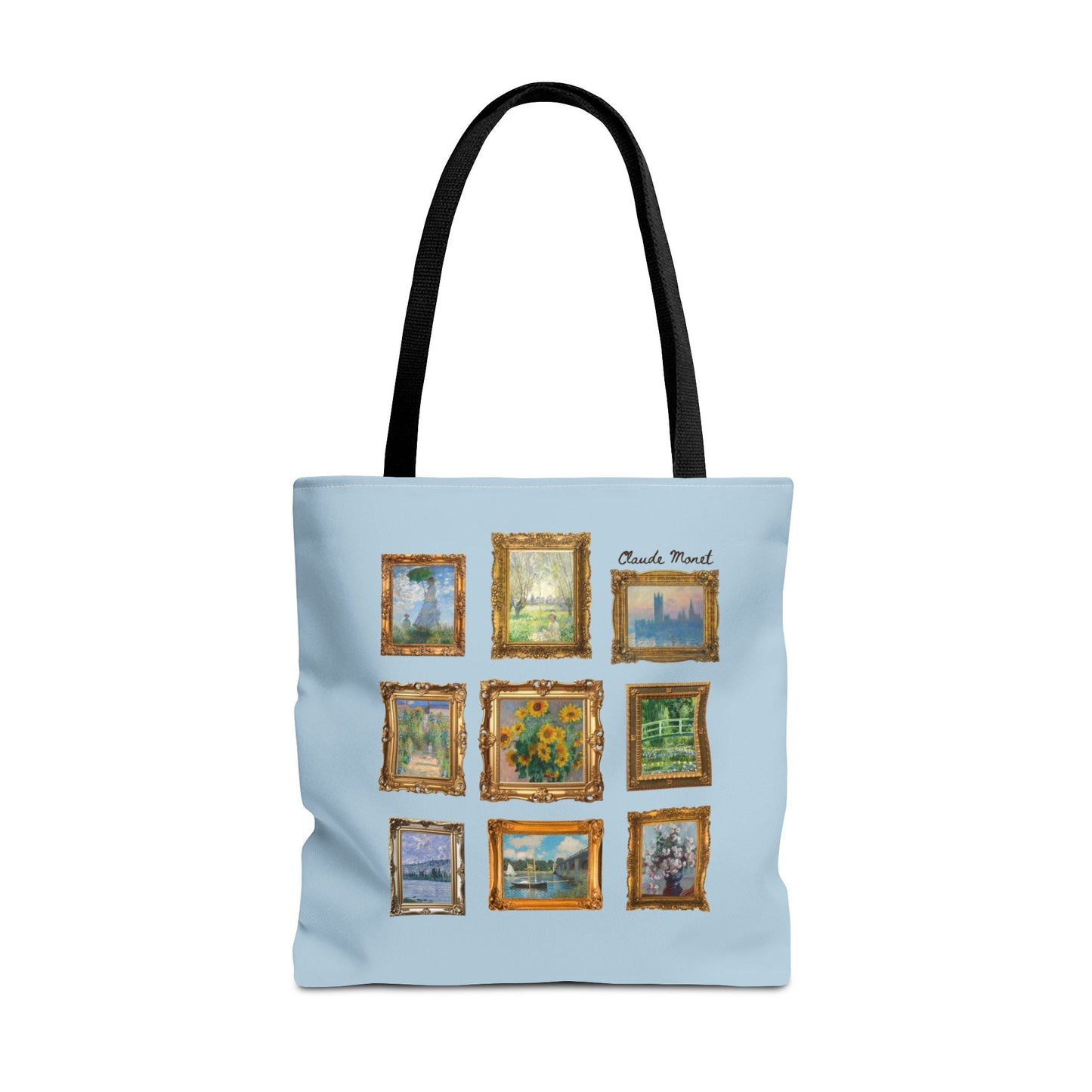 Cute Claude Monet Tote Bag for Art Historian or Friend Who Loves Art