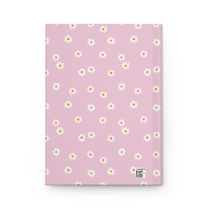 Cute Daisy Notebook for School or Work Meetings: Pastel Flower Hardcover Journal