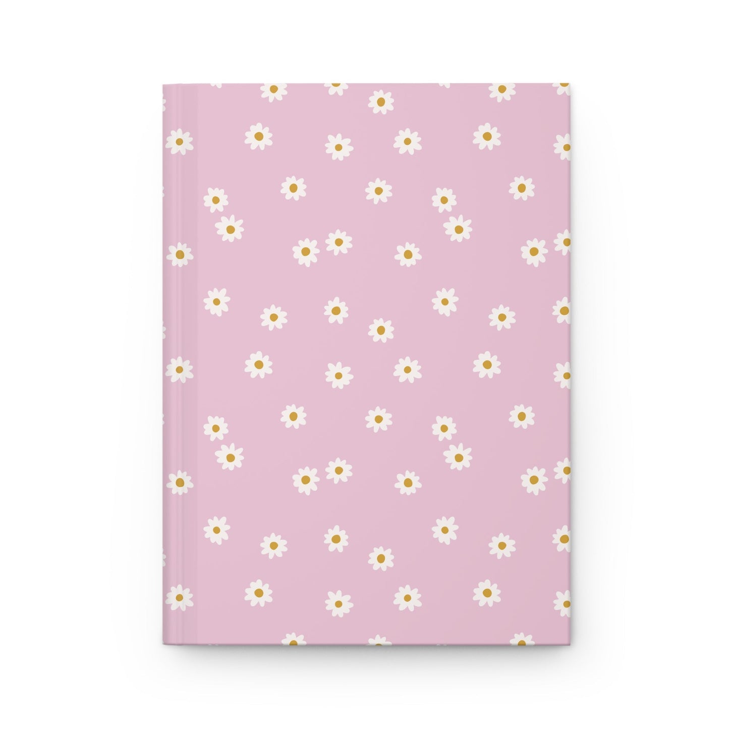 Cute Daisy Notebook for School or Work Meetings: Pastel Flower Hardcover Journal