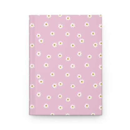 Cute Daisy Notebook for School or Work Meetings: Pastel Flower Hardcover Journal