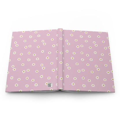 Cute Daisy Notebook for School or Work Meetings: Pastel Flower Hardcover Journal