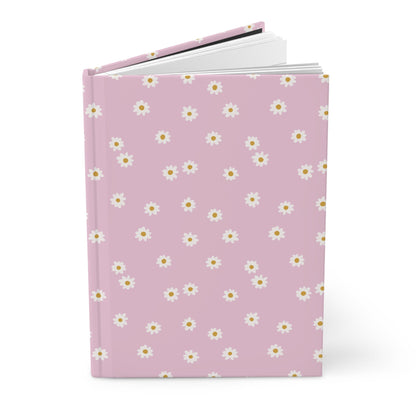 Cute Daisy Notebook for School or Work Meetings: Pastel Flower Hardcover Journal