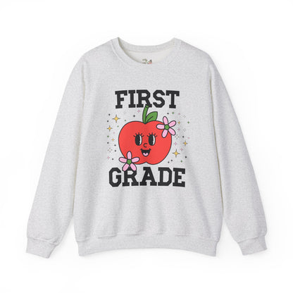 First Grade Apple Sweatshirt