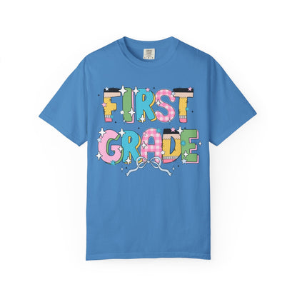 Cute First Grade Teacher Tee