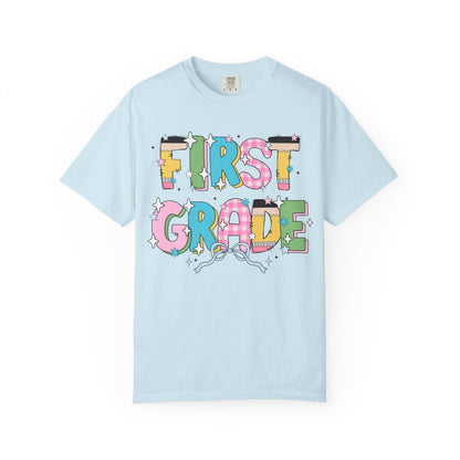 Cute First Grade Teacher Tee