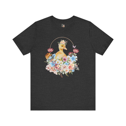 Cute Floral Duck T-Shirt