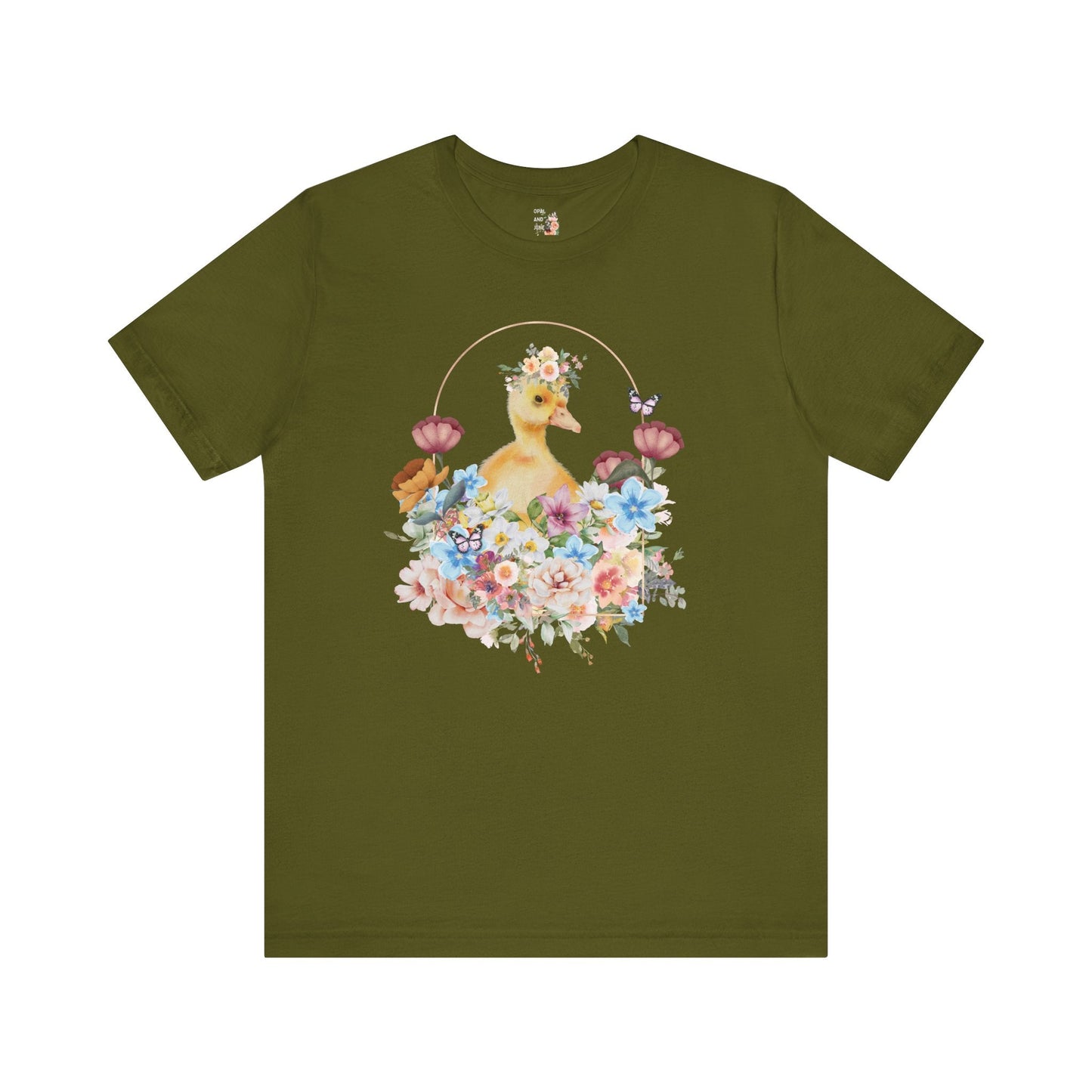 Cute Floral Duck T-Shirt