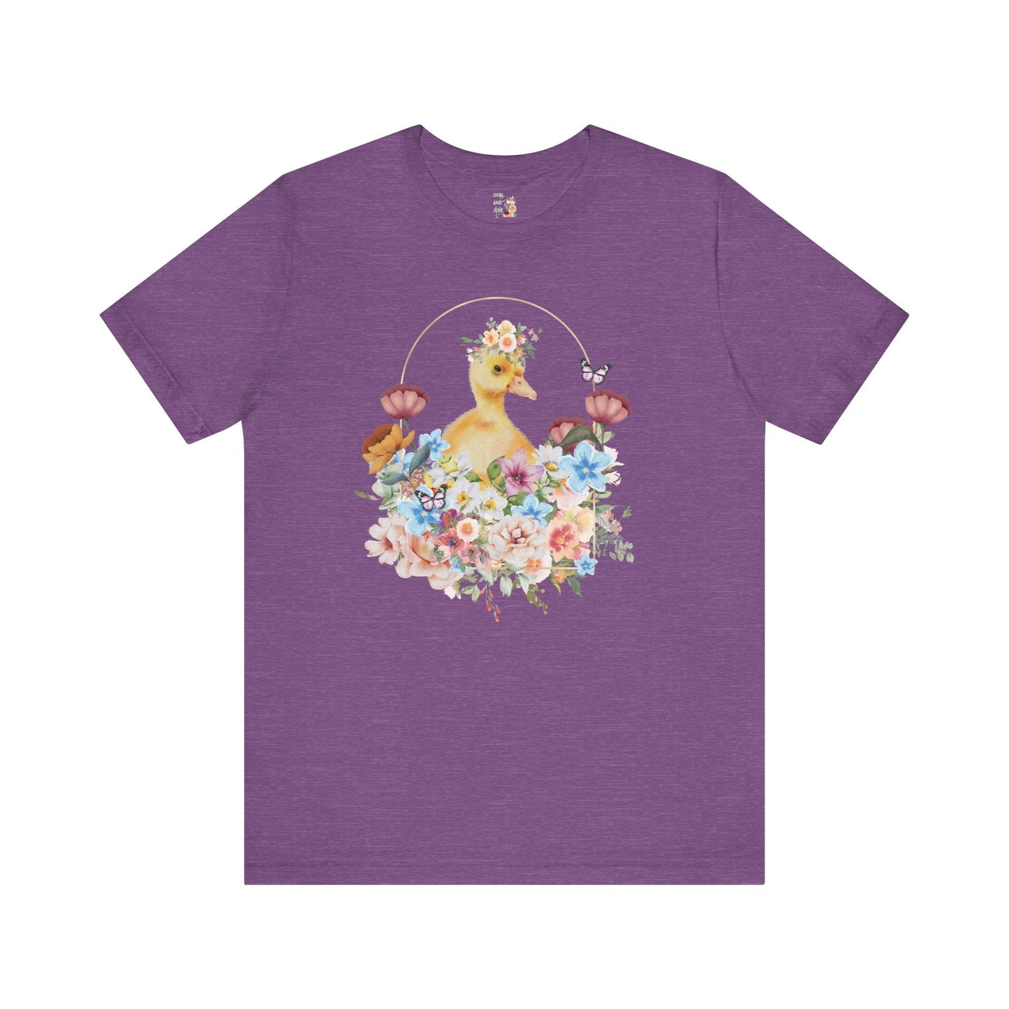 Cute Floral Duck T-Shirt