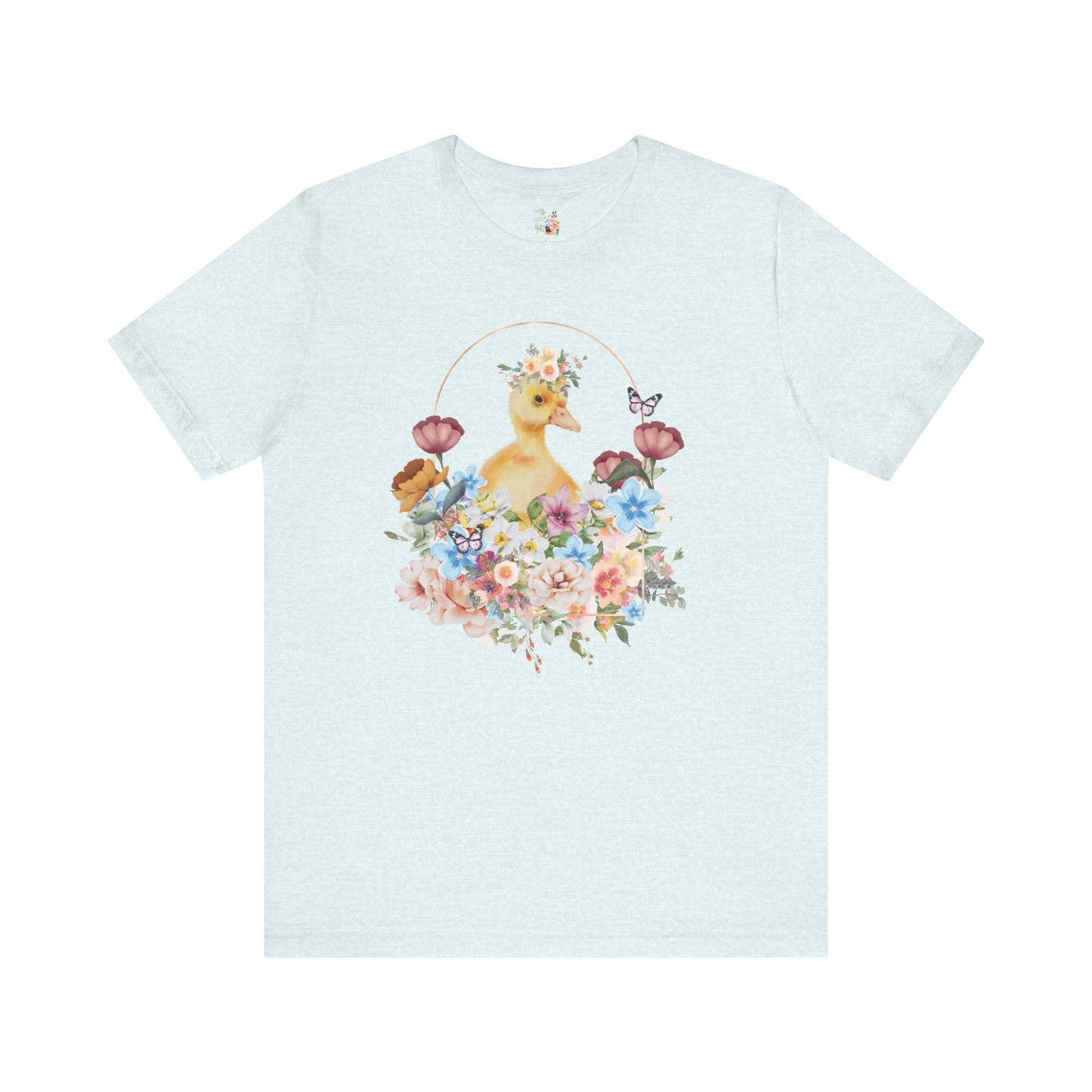 Cute Floral Duck T-Shirt