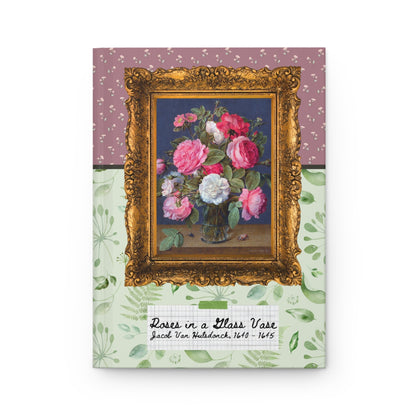 Roses in a Glass Vase Journal