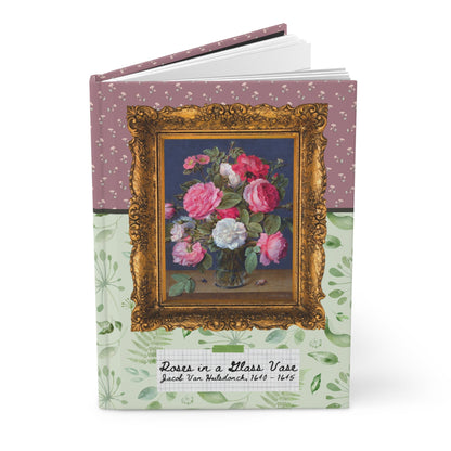 Roses in a Glass Vase Journal