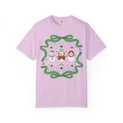 Cute Floral Snowmen
