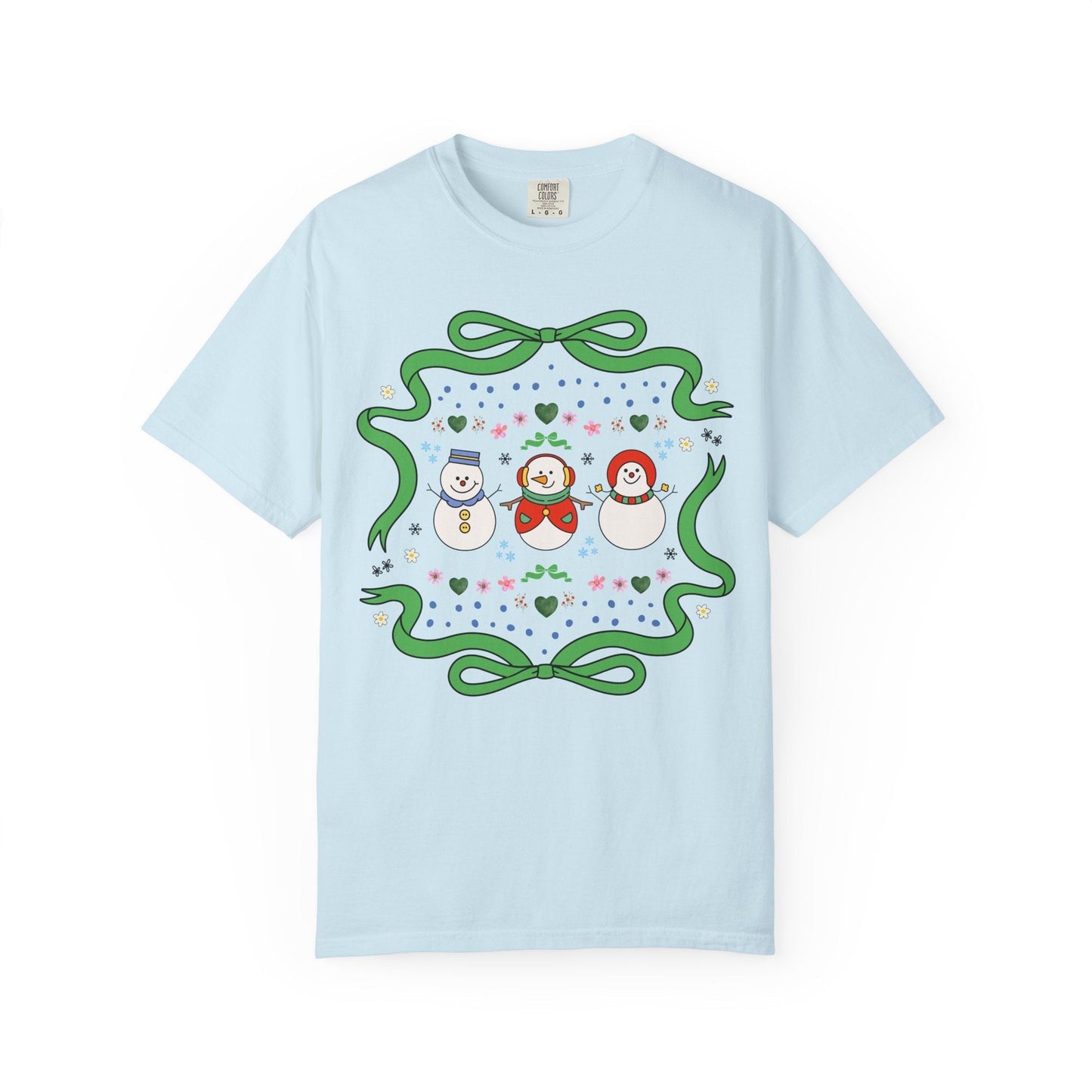 Cute Floral Snowmen