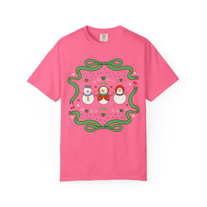 Cute Floral Snowmen