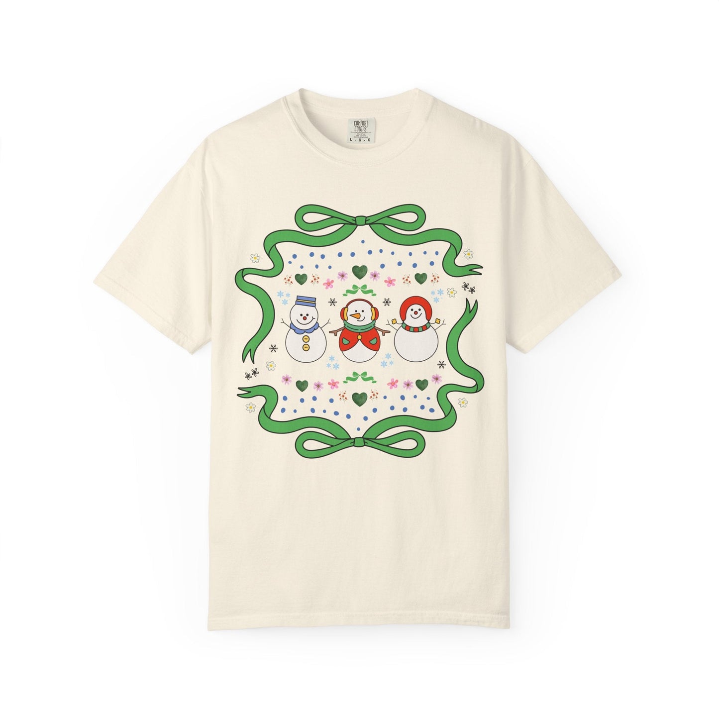 Cute Floral Snowmen