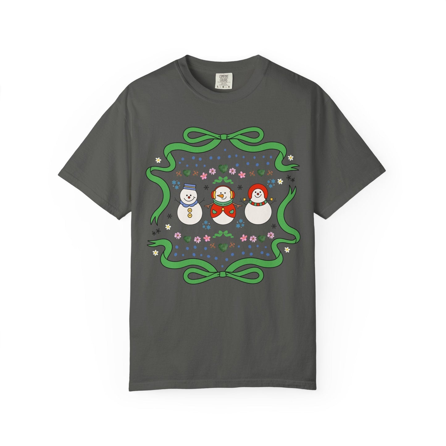 Cute Floral Snowmen