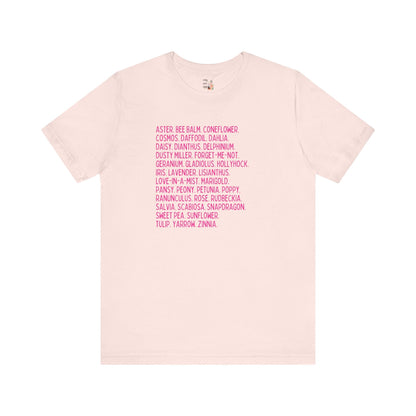 Cute Gardening Tee for Wedding Florist
