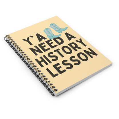 Cute Groovy Western History Notebook or Journal for History Teacher: Y'all Need A History Lesson
