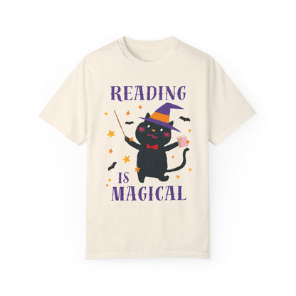 Cute Halloween Reading Teacher Tee