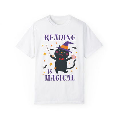 Cute Halloween Reading Teacher Tee
