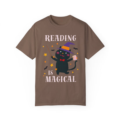 Cute Halloween Reading Teacher Tee