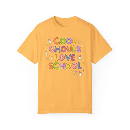 Cute Halloween Teacher Tee with Ghosts