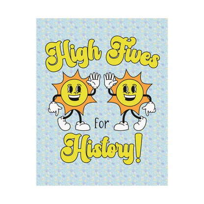Cute History Teacher Poster