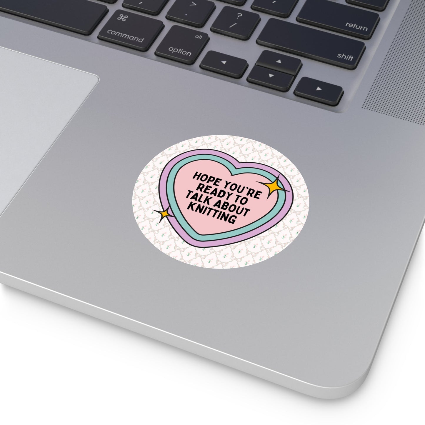 Cute Knitting Lover Sticker