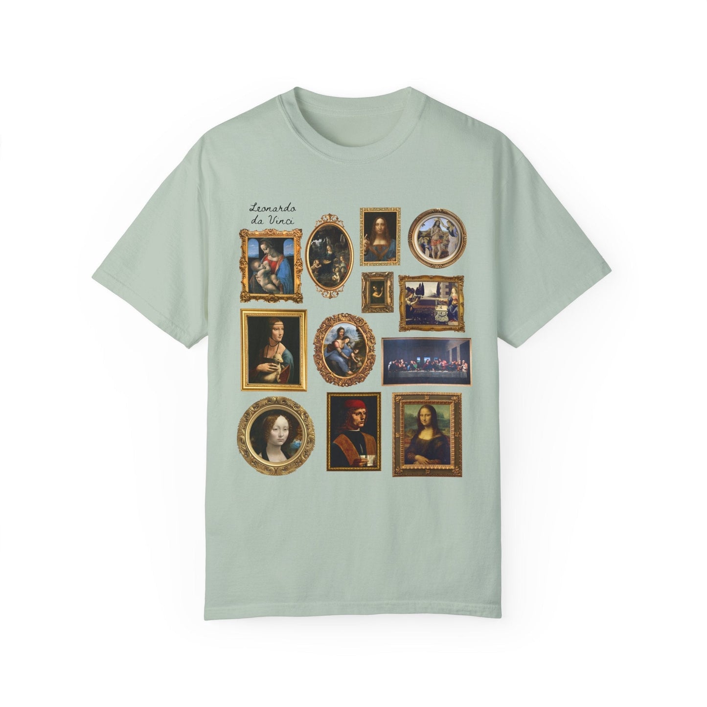 Cute Lenoardo da Vinci Art History Tee