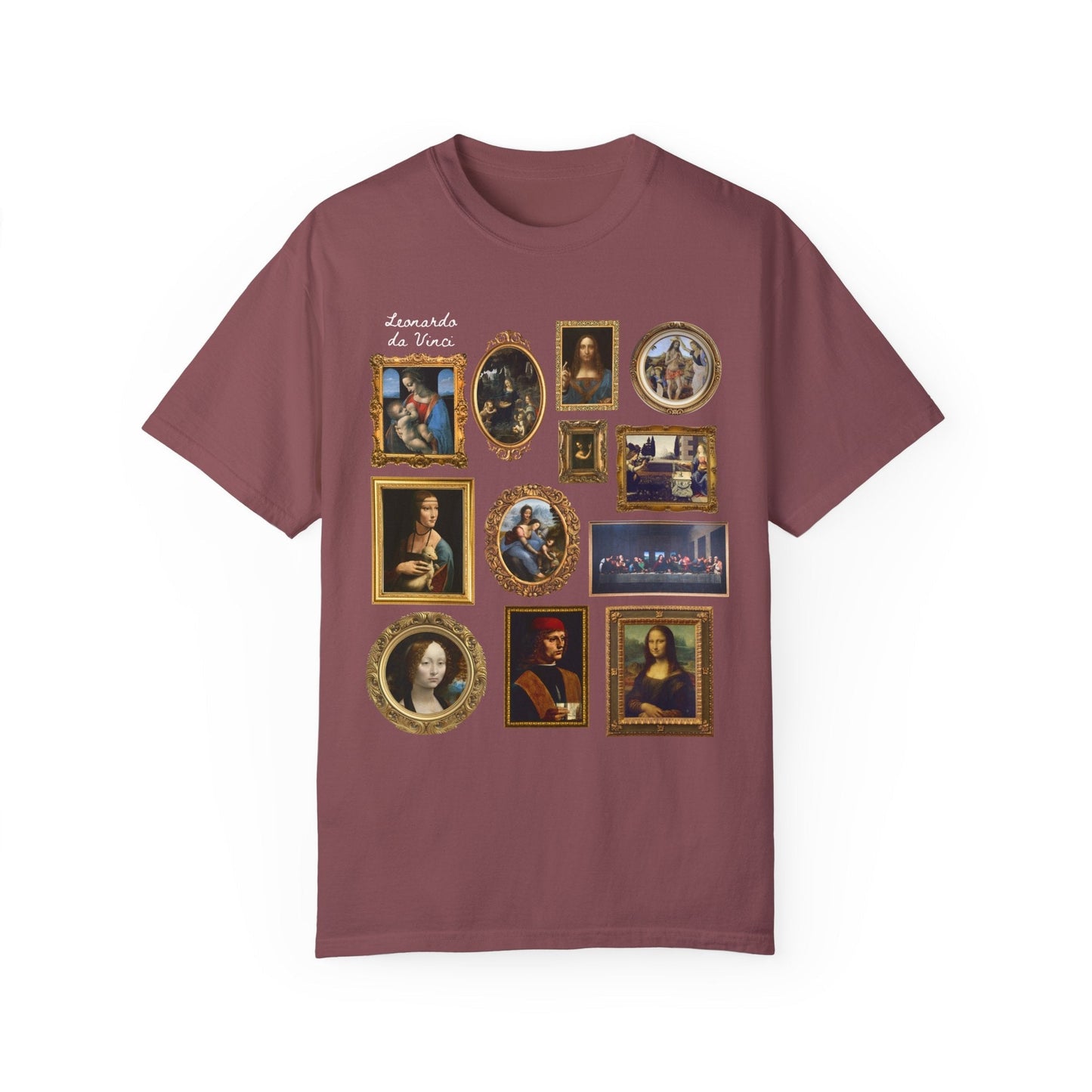 Cute Lenoardo da Vinci Art History Tee