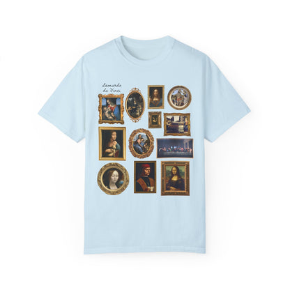 Cute Lenoardo da Vinci Art History Tee