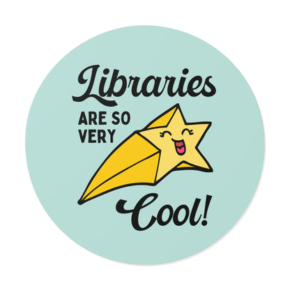 Libraries Are So Very Cool! Sticker