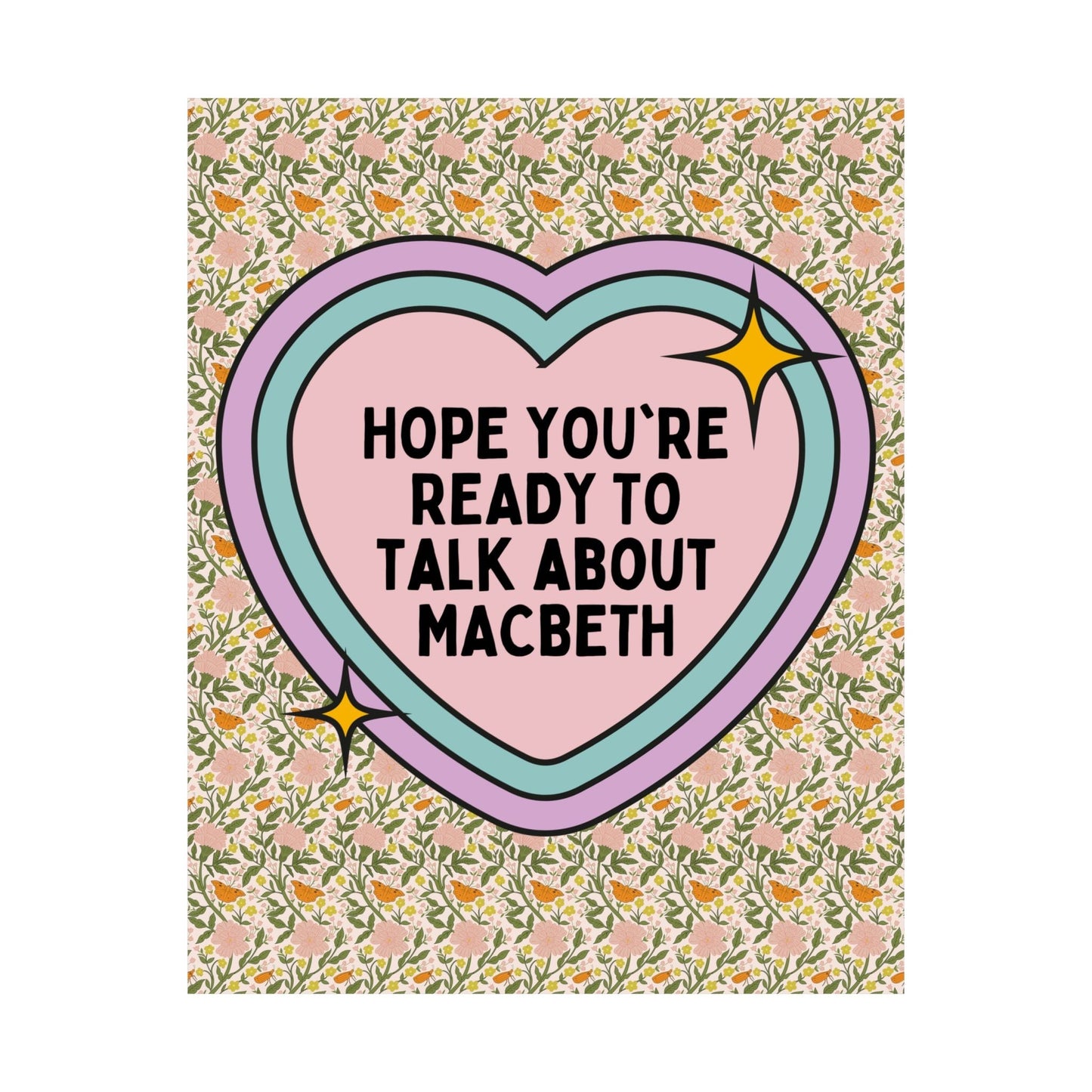 Hope You're Ready To Talk About Macbeth